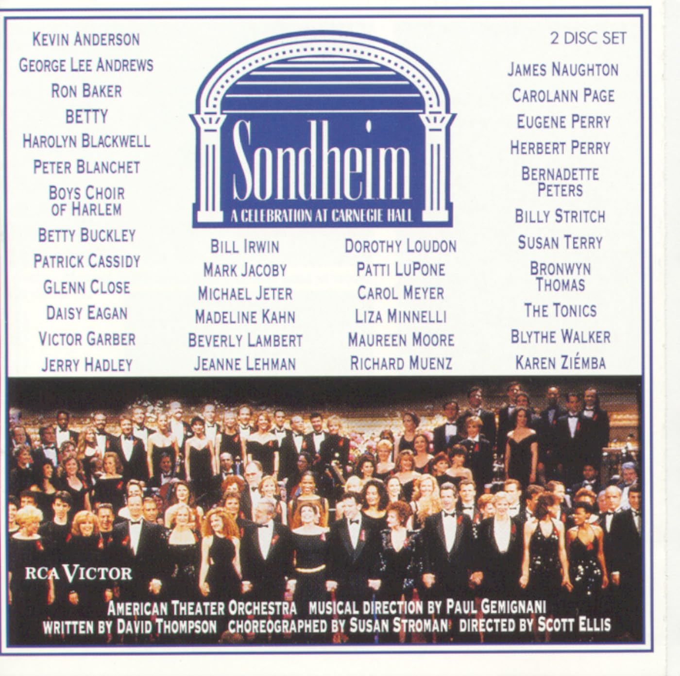 Sondheim - A Celebration at Carnegie Hall (1992 Concert Cast) - Soundtrack (CD)
