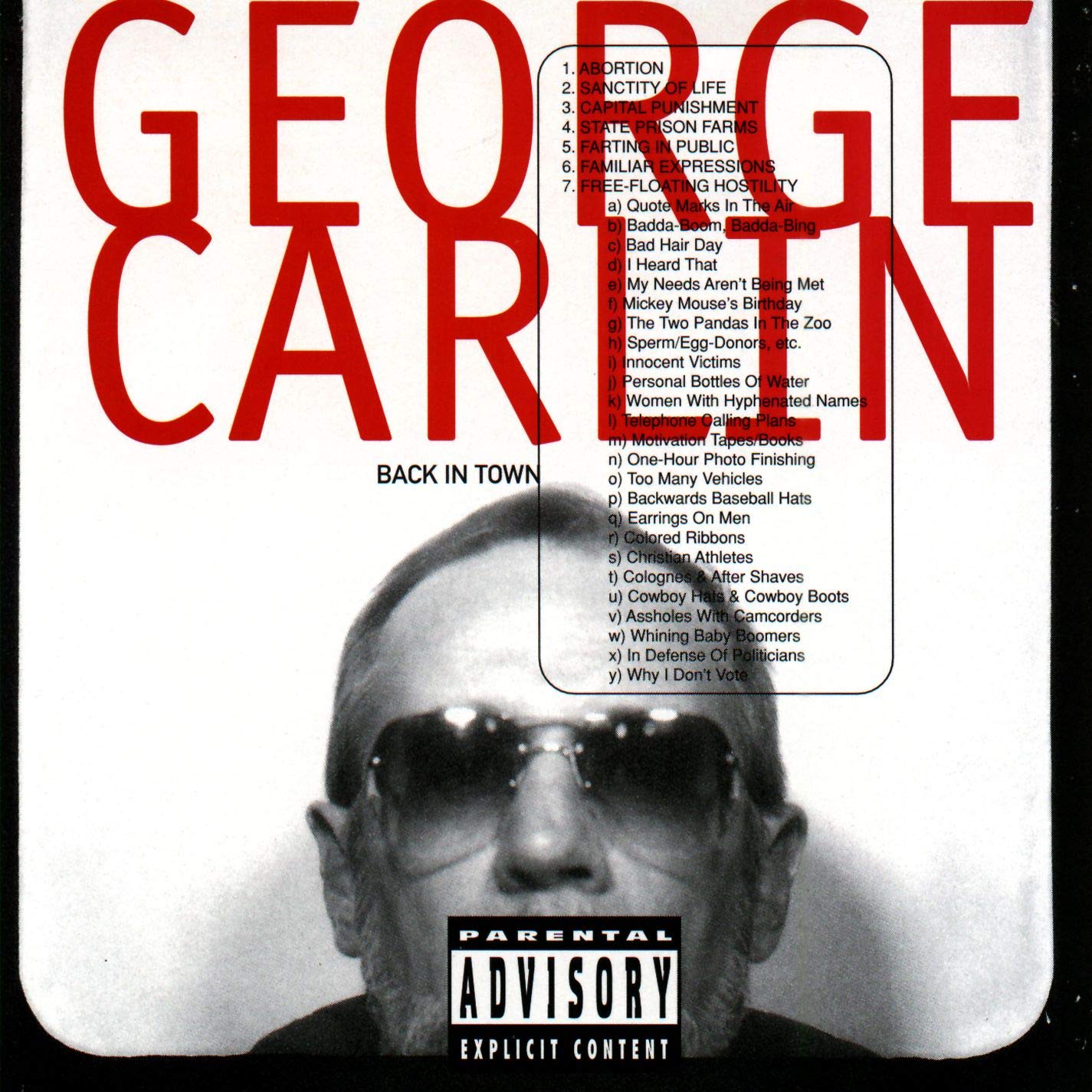 George Carlin - Back In Town (CD)