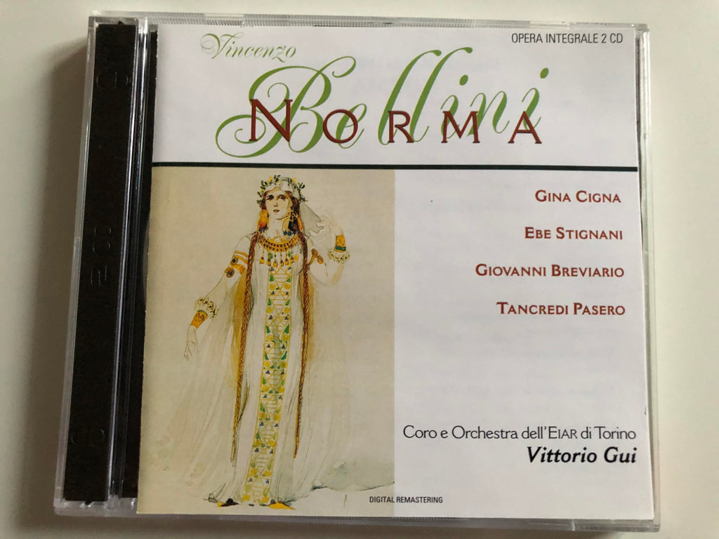 Vincenzo Bellini / Gina Cigna / Ebe Stignani / Giovanni Breviaro / Tancredi Pasero / Coro Dell'EIAR / Orchestra Sinfonica Dell'Eiar / Vittorio Gui - Norma 1937 (CD)