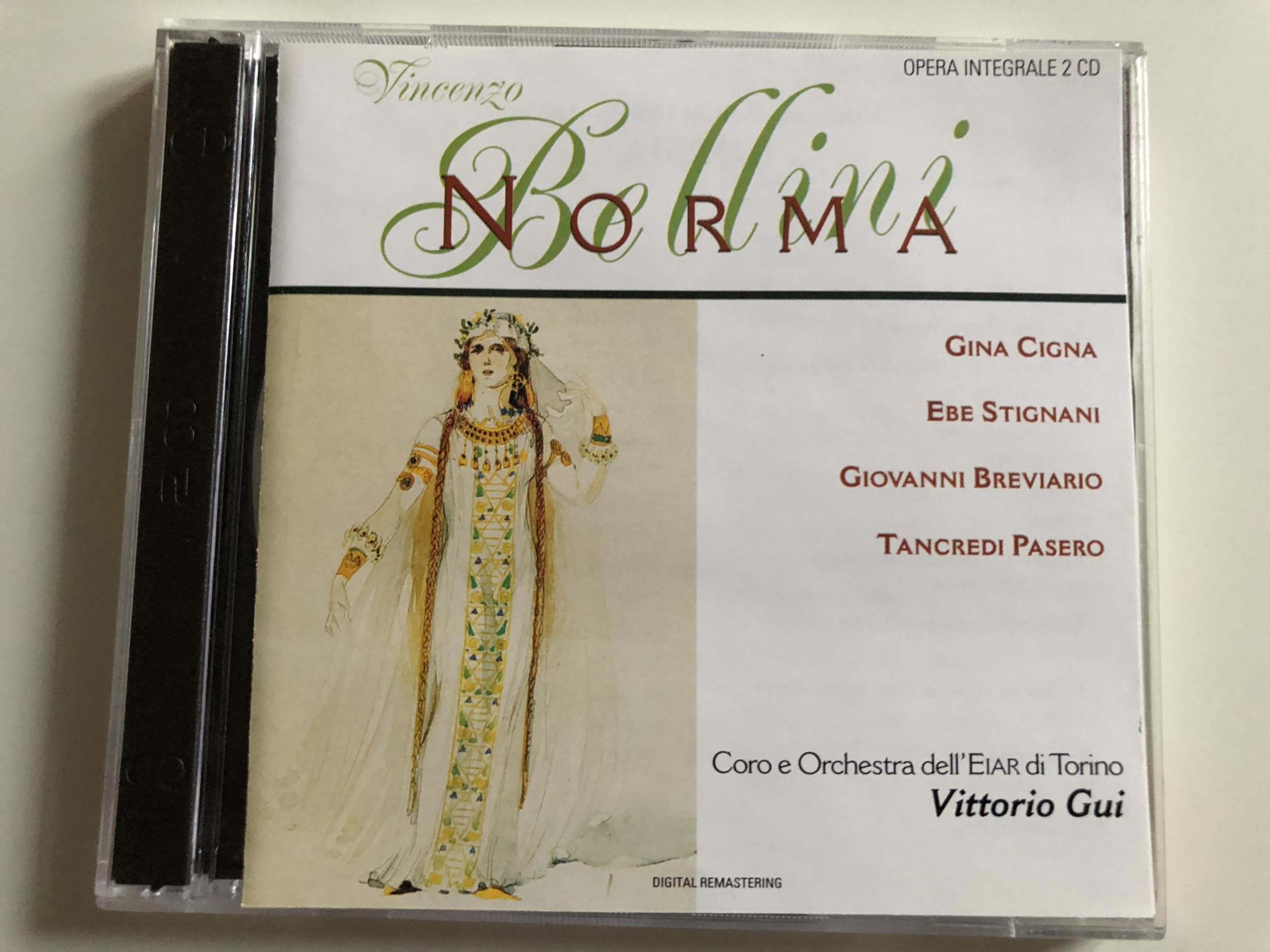 Vincenzo Bellini / Gina Cigna / Ebe Stignani / Giovanni Breviaro / Tancredi Pasero / Coro Dell'EIAR / Orchestra Sinfonica Dell'Eiar / Vittorio Gui - Norma 1937 (CD)