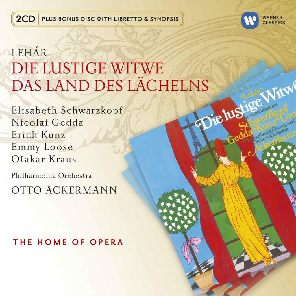 Franz Lehar / Elisabeth Schwarzkopf / Nicolai Gedda / Erich Kunz / Emmy Loose / Otakar Kraus / Philharmonia Orchestra / Otto Ackermann - Franz Lehár: Die lustige Witwe / Das Land des Lächelns (CD)