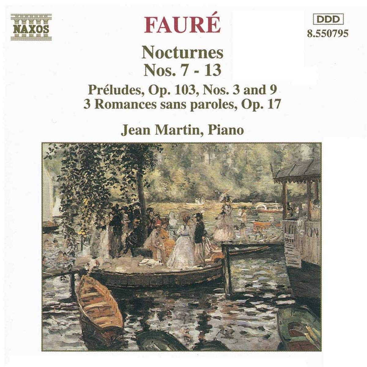Gabriel Faure / Jean Martin - Nocturnes 7-13 / Praeludien (CD)