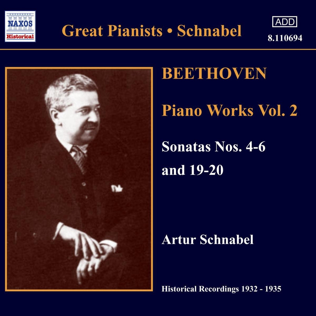 Artur Schnabel / Ludwig van Beethoven - Piano Works-Vol. 2 (CD)