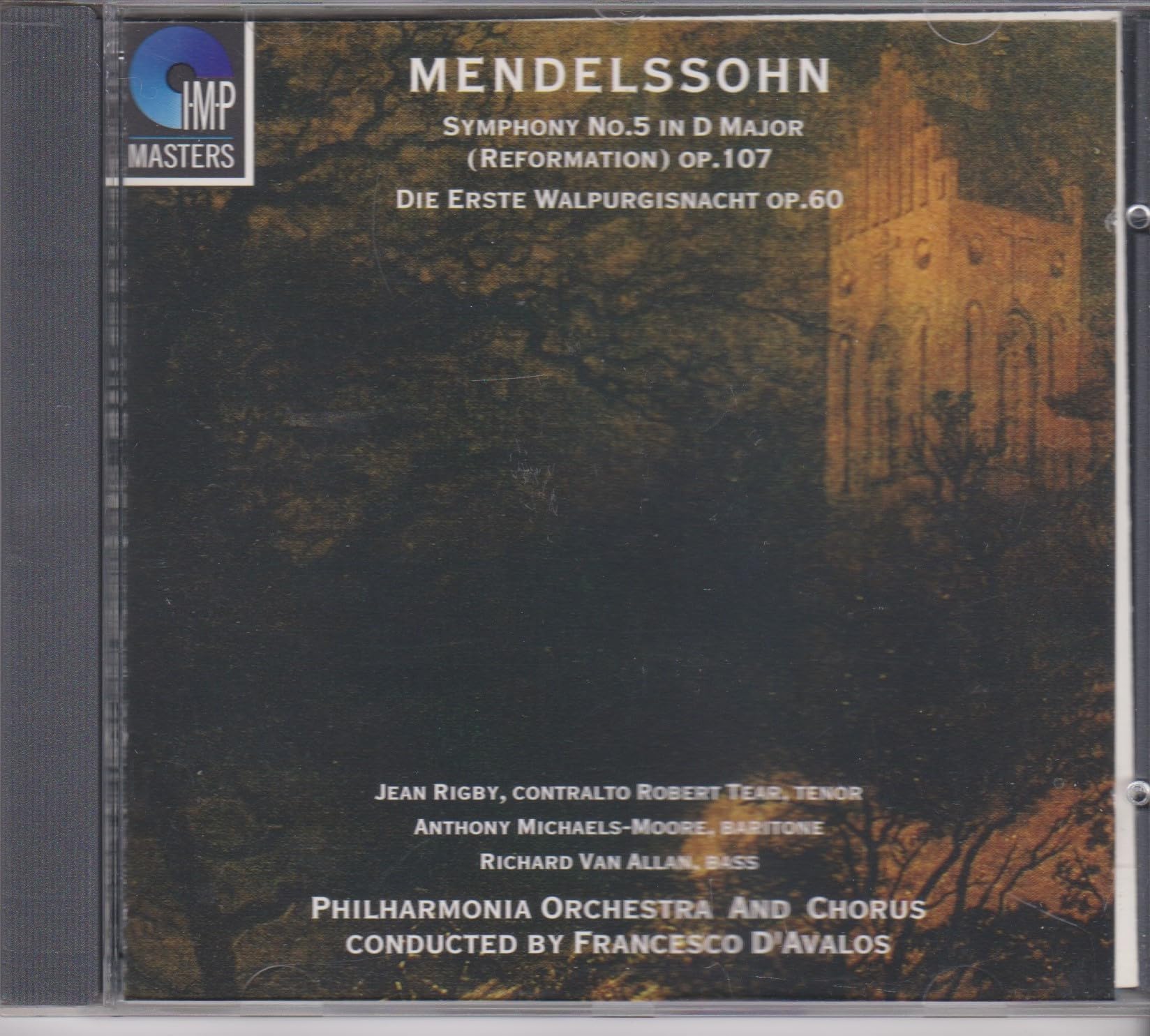 Mendelssohn - Symphony No. 5 in D Major (Reformation) & Die Erste Walpurgisnacht (CD)