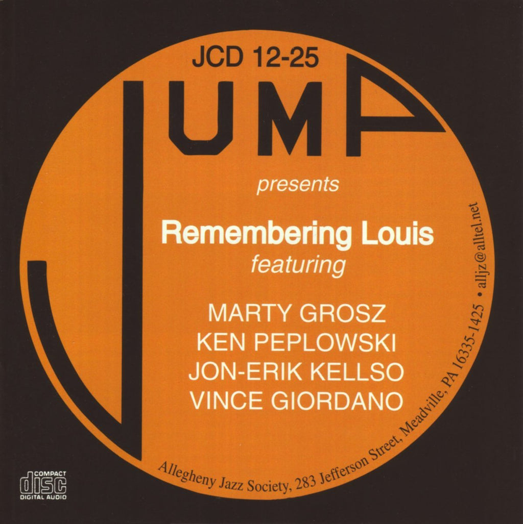 Marty Grosz / Ken Peplowski / Jon-Erik Kellso / Vince Giordano - Remembering Louis (CD)