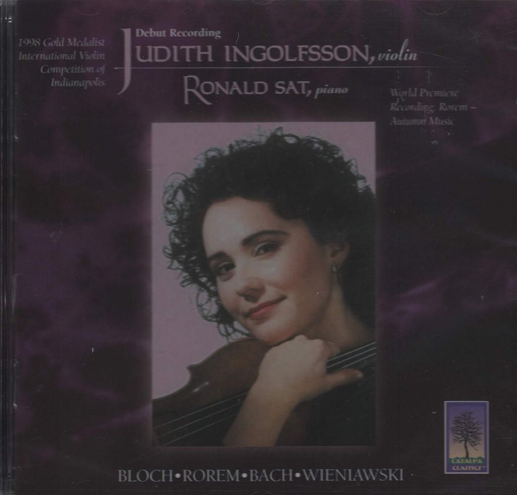 Judith Ingolfsson - Judith Ingolfsson Plays Bloch/Rorem/Bach/Wieniawski (CD)