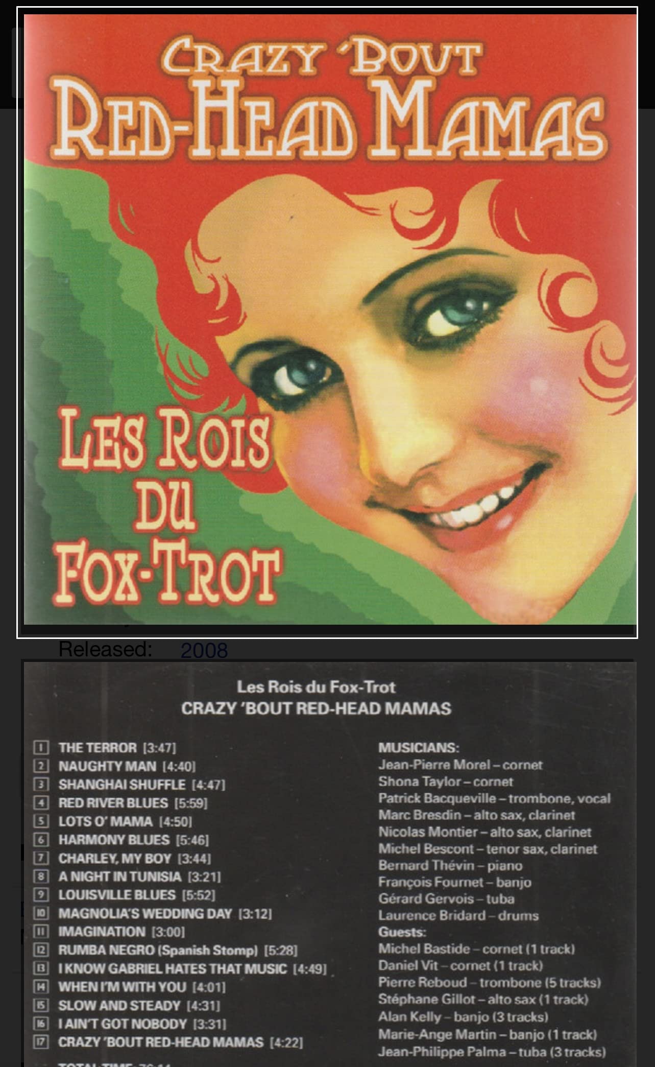 Les Rois Du Fox-Trot - Crazy 'bout red-head mamas (CD)