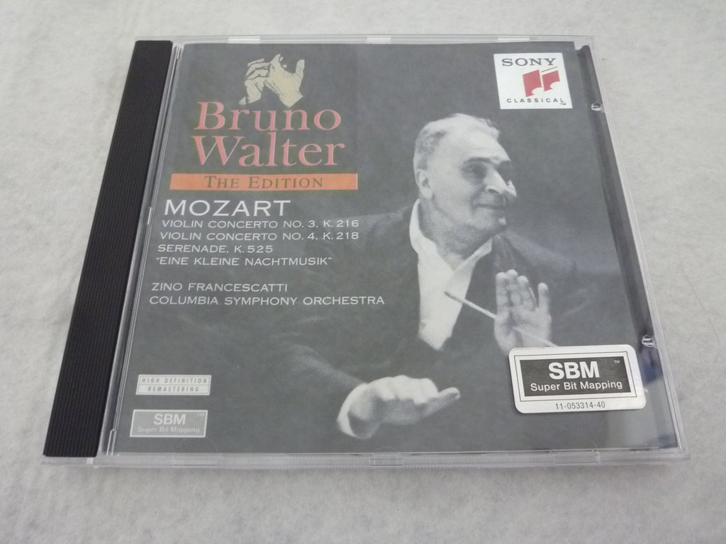 Wolfgang Amadeus Mozart / Zino Francescatti / Bruno Walter / Columbia Symphony Orchestra - Mozart;Violin Concs.Nos.3&4 (CD)
