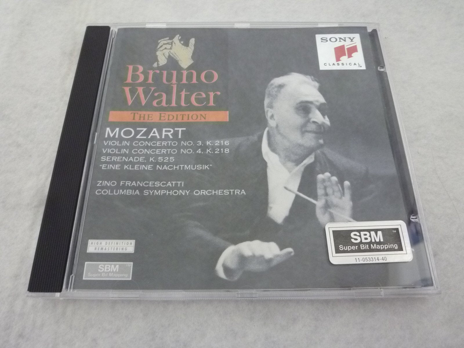 Wolfgang Amadeus Mozart / Zino Francescatti / Bruno Walter / Columbia Symphony Orchestra - Mozart;Violin Concs.Nos.3&4 (CD)