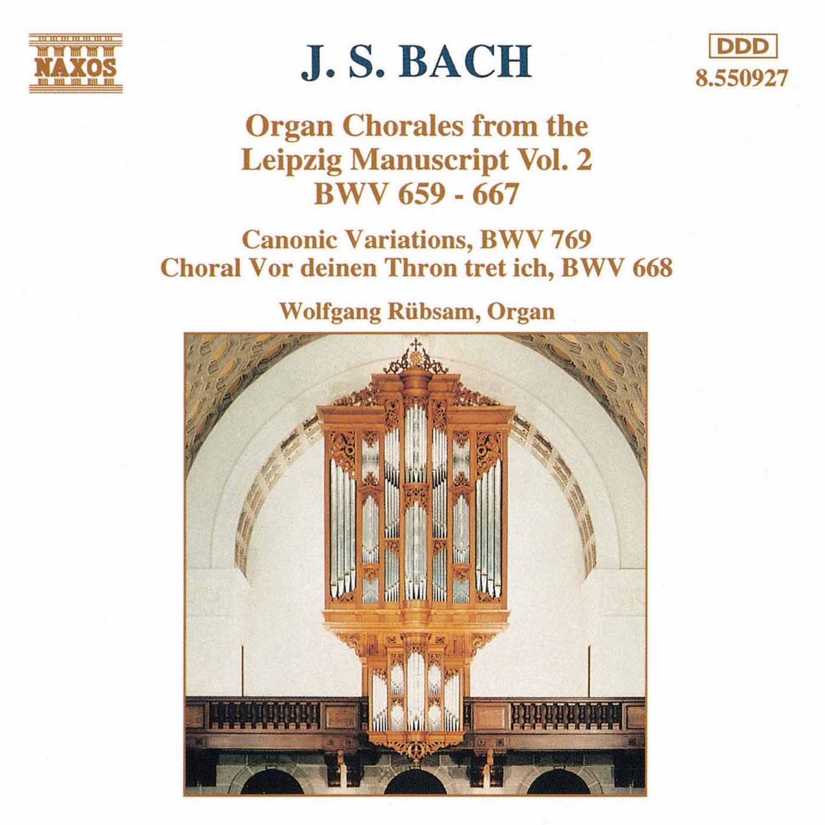 Johann Sebastian Bach / Wolfgang Rubsam - Orgelchoraele Bwv 659-668 (CD)