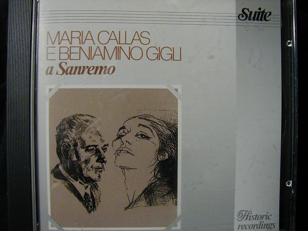 Maria Callas/E Beniamino Gigli - A Sanremo (CD)