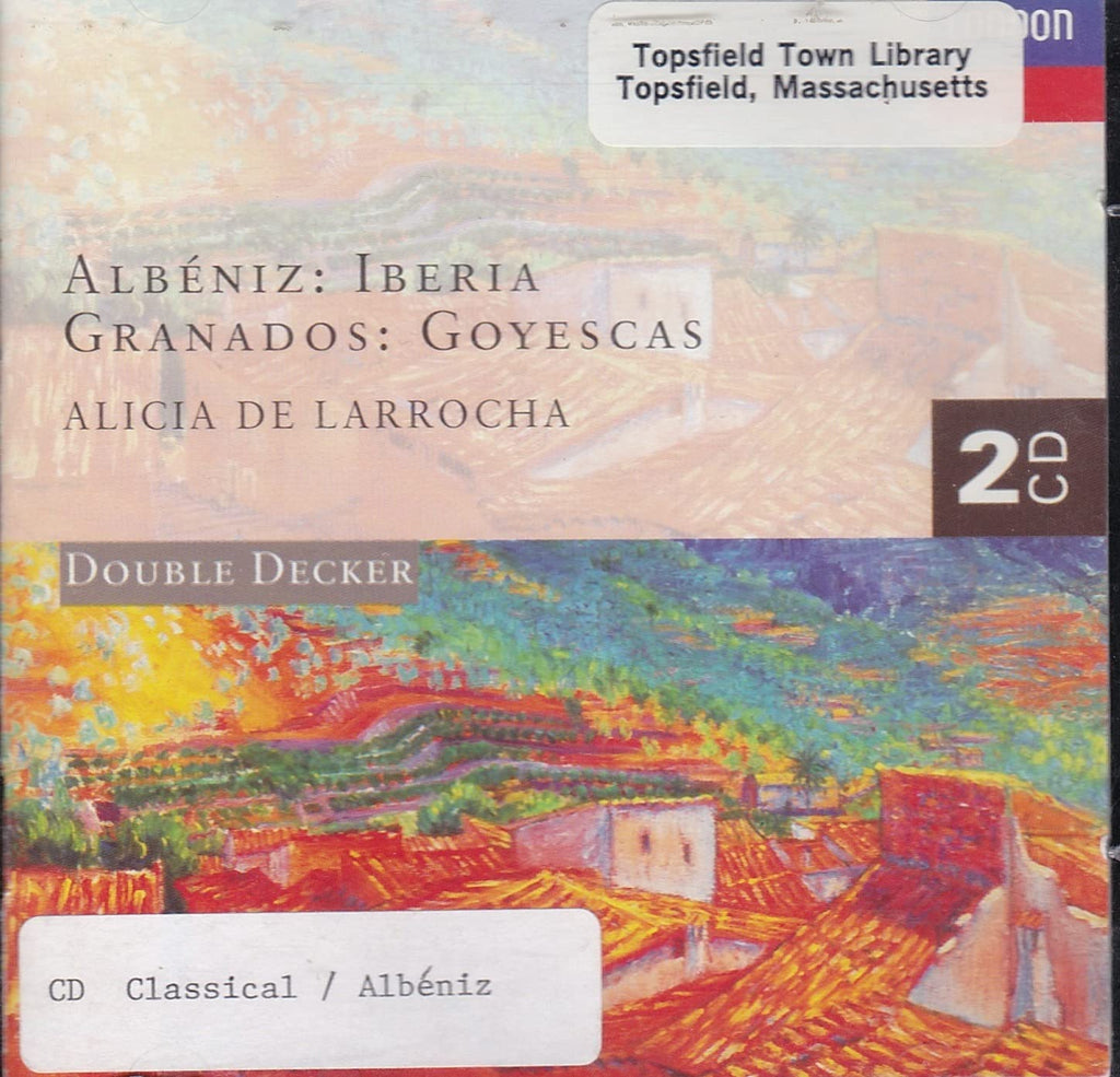 Isaac Albeniz / Enrique Granados / Alicia De Larrocha - Iberia/Goyescas (CD)