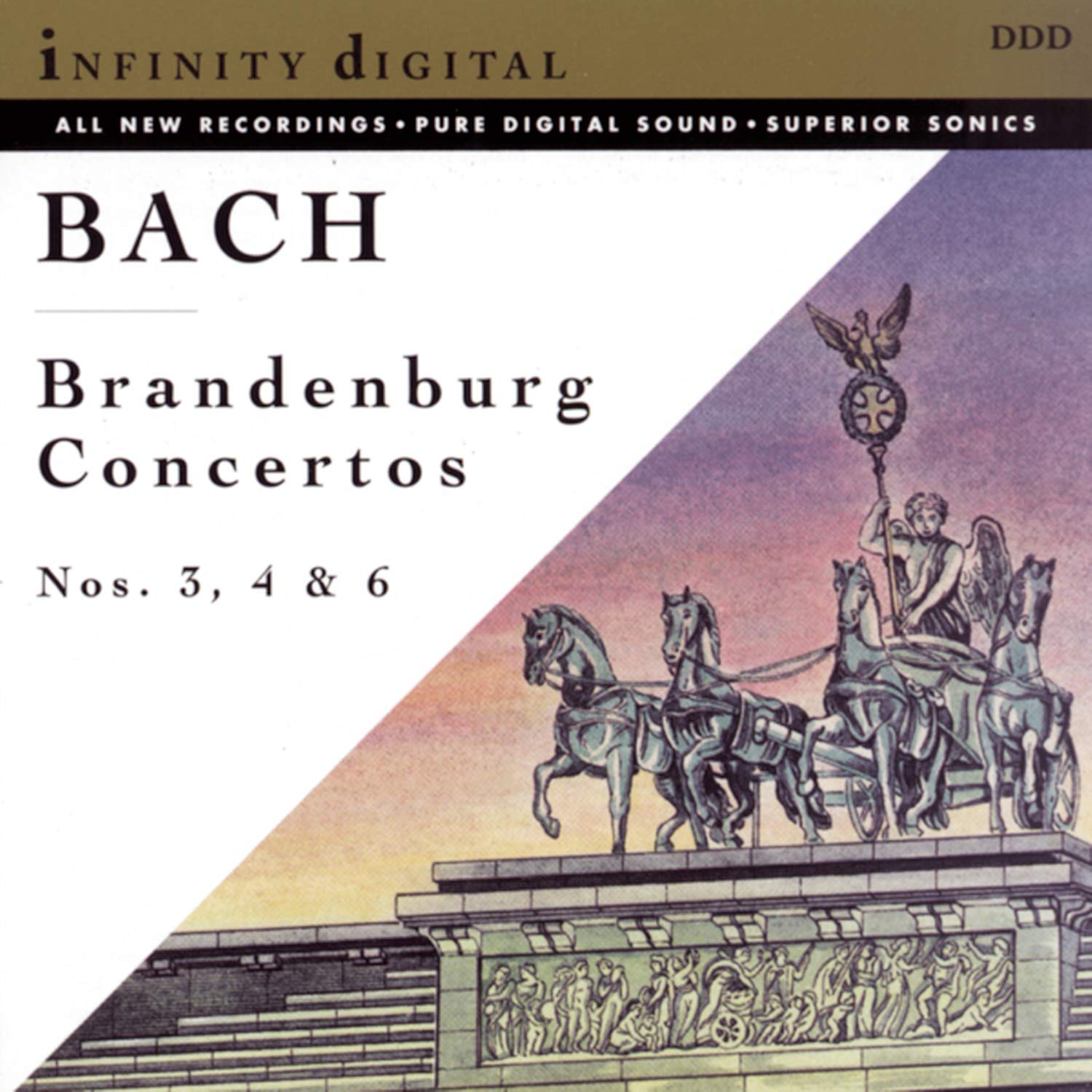 Johann Sebastian Bach - Bach: Brandenburg Concertos Nos. 3, 4 & 6 (CD)