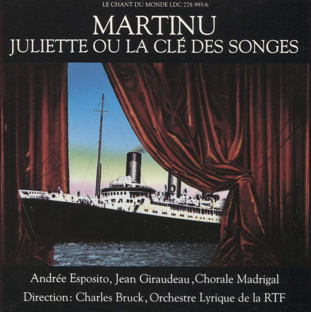 Bohuslav Martinu / Andree Esposito / Jean Giraudeau / Chorale Madrigal / Charles Bruck / Orchestre Lyrique De La R.T.F. - Juliette Oder (CD)