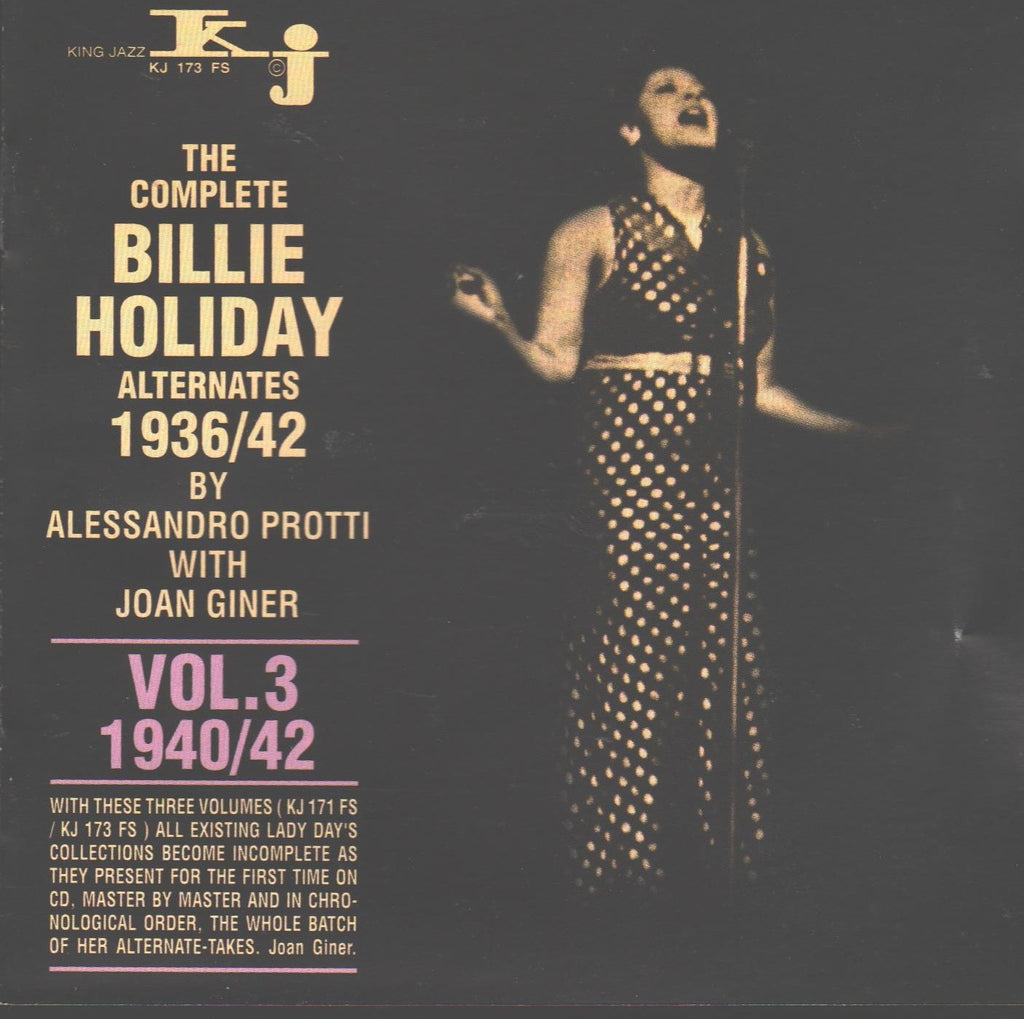 Billie Holiday - The Complete Billie Holiday Alternates, Vol. 3: 1940/1942 (CD)