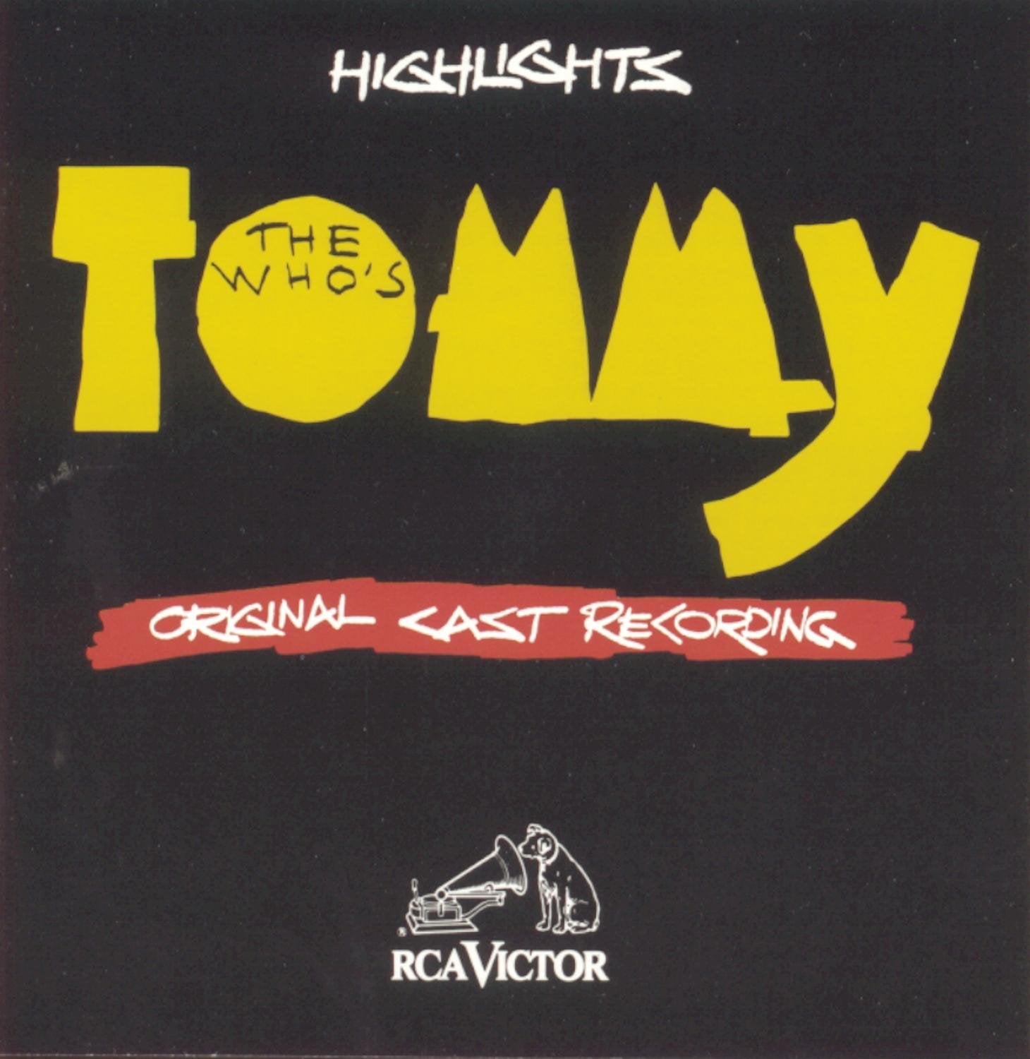 Tommy - The Who's Tommy: Original Cast Recording - Highlights (1992 Broadway Revival) (CD)