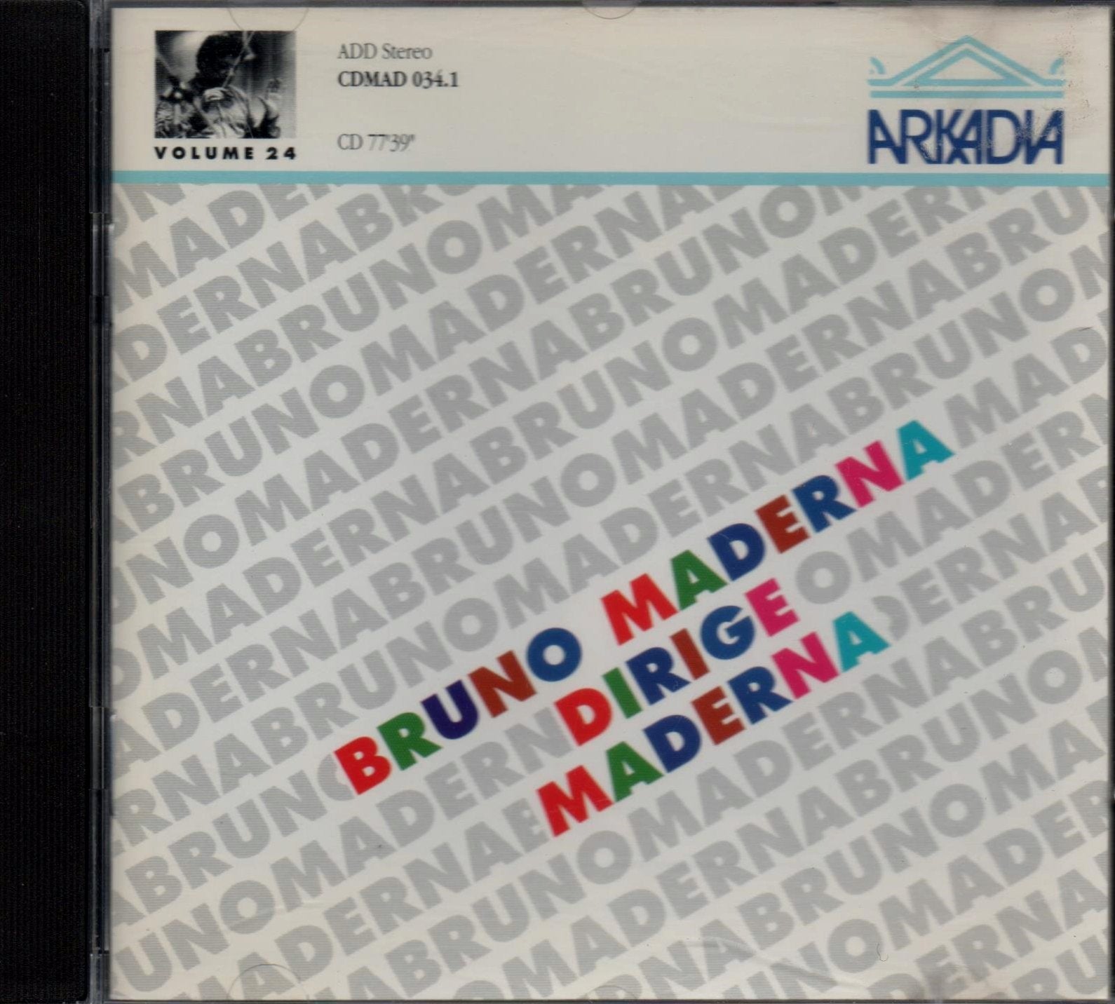 Maderna - Bruno Maderna Dirige Maderna: Concerto for Violin; Grande Aulodia; Aura (CD)