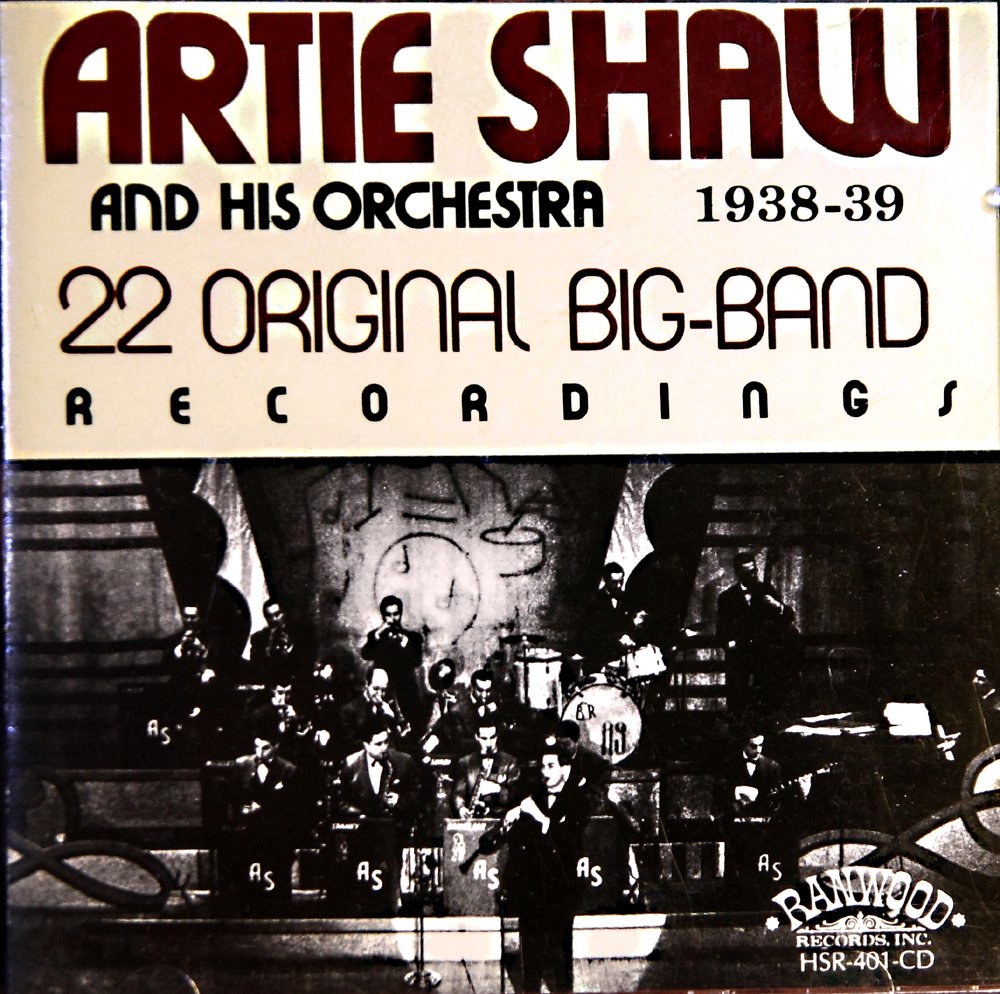 Recordings - Artie Shaw And His Orchestra 1938-39 (CD)