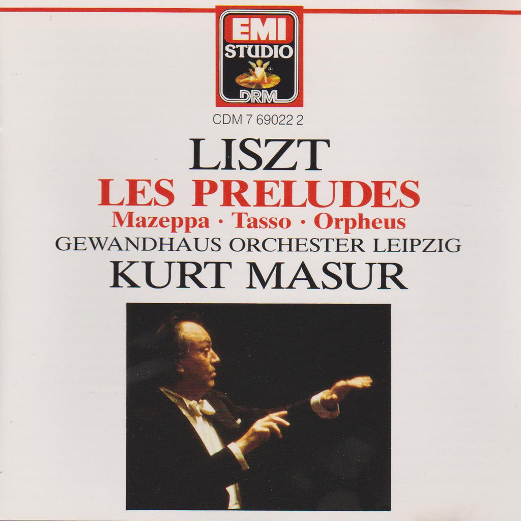 Franz Liszt / Gewandhausorchester Leipzig / Kurt Masur - Liszt: Symphonic Poems (Les Preludes, Mazeppa, Tasso, Orpheus) (CD)