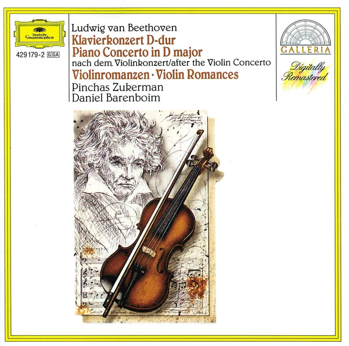 Beethoven - Beethoven: Violin Concerto arr. for Piano & Orchestra / Romances (CD)