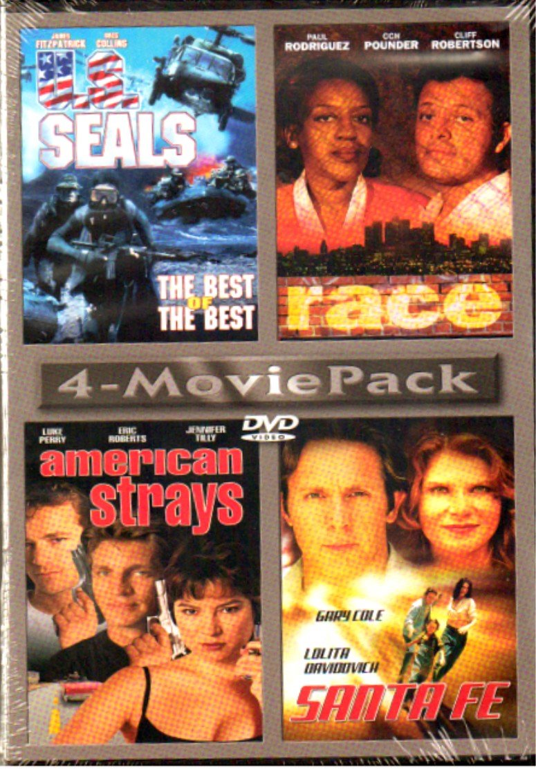 [4-Movie Pack] U.S. Seals / Race / American Strays / Santa Fe (DVD)