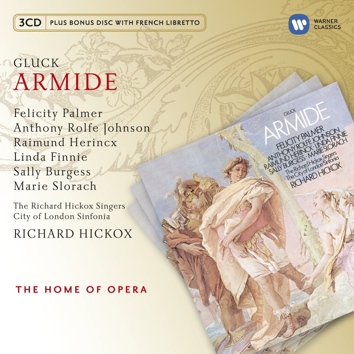 Christoph Willibald Gluck / Felicity Palmer / Anthony Rolfe Johnson / Raimund Herincx / Linda Finnie / Sally Burgess / Marie Slorach / The Richard Hickox Singers / City Of London Sinfonia / Richard Hickox - Gluck: Armide (CD)