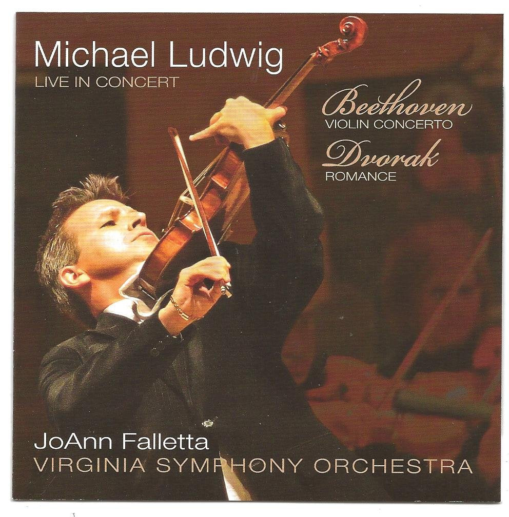 Beethoven - Michael Ludwig- Live in concert- Beethoven-violin concerto, Dvorak-Romance (CD)