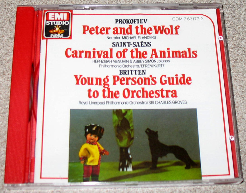 Saint-Saens - Prokofiev: Peter & The Wolf / Saint-Saëns: Carnival of the Animals / Britten: Young Person's Guide to the Orchestra (CD)
