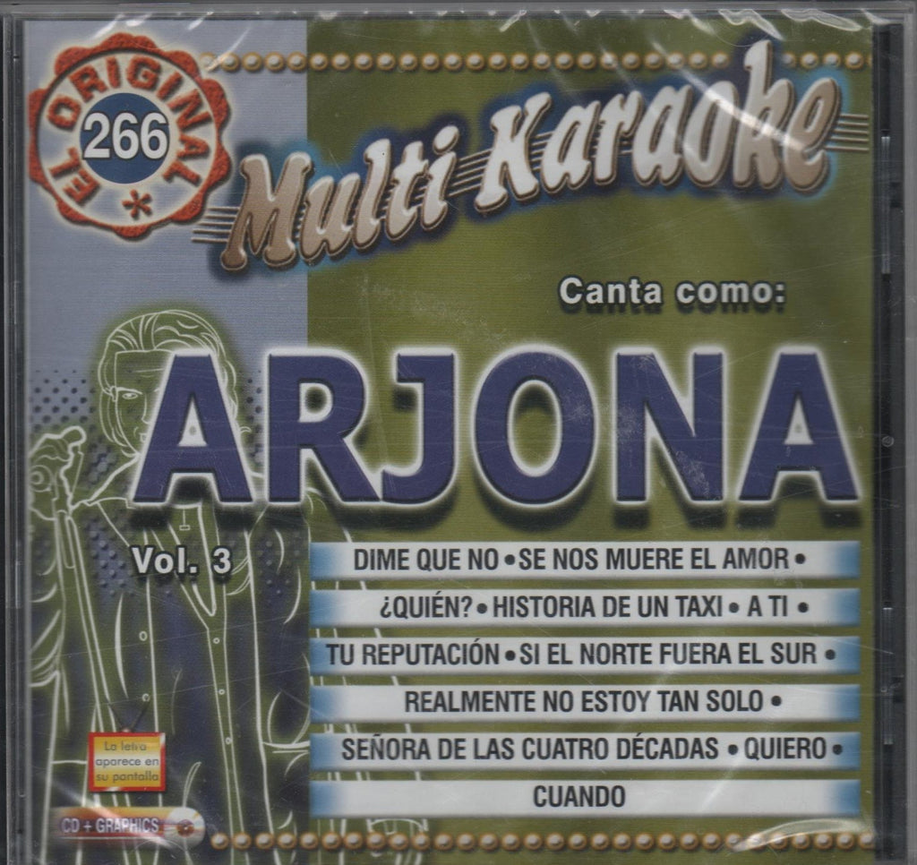 MultiKaraoke OKE-0266 CANTA COMO ARJONA (CD)