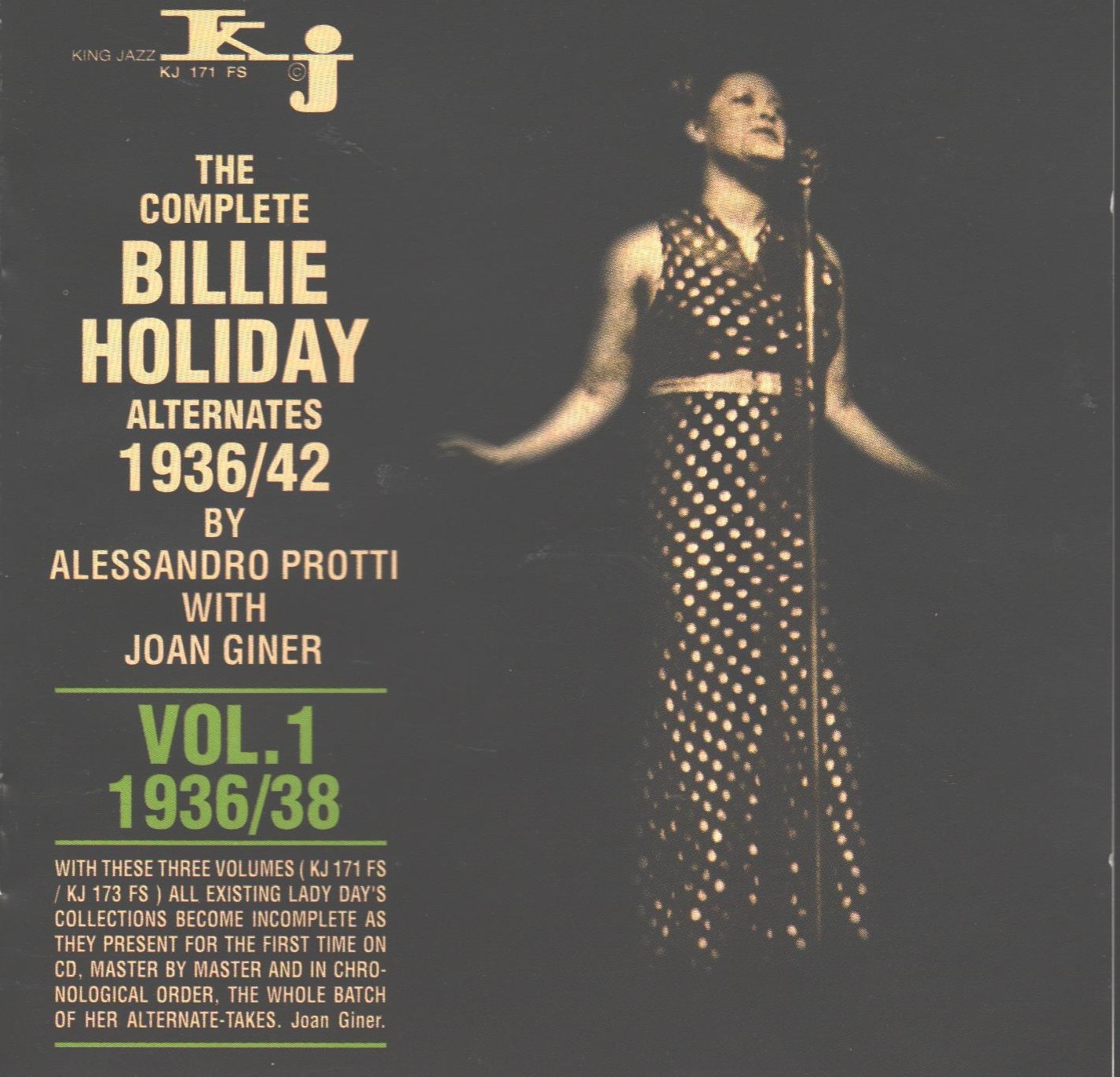 The Complete Billie Holiday Alternates, Vol. 1: 1936/1938 (CD)
