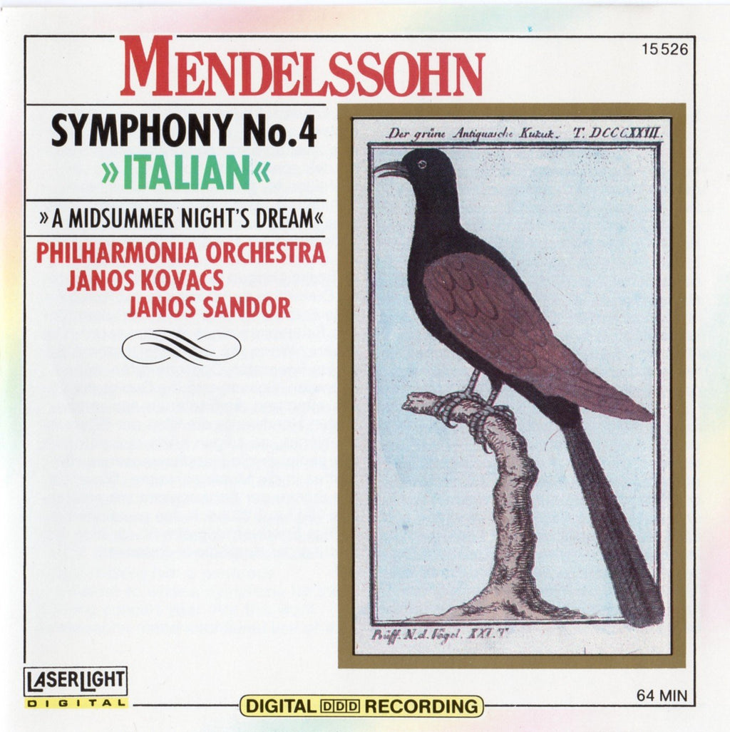 Mendelssohn - Symphony 4/Midsummer (CD)
