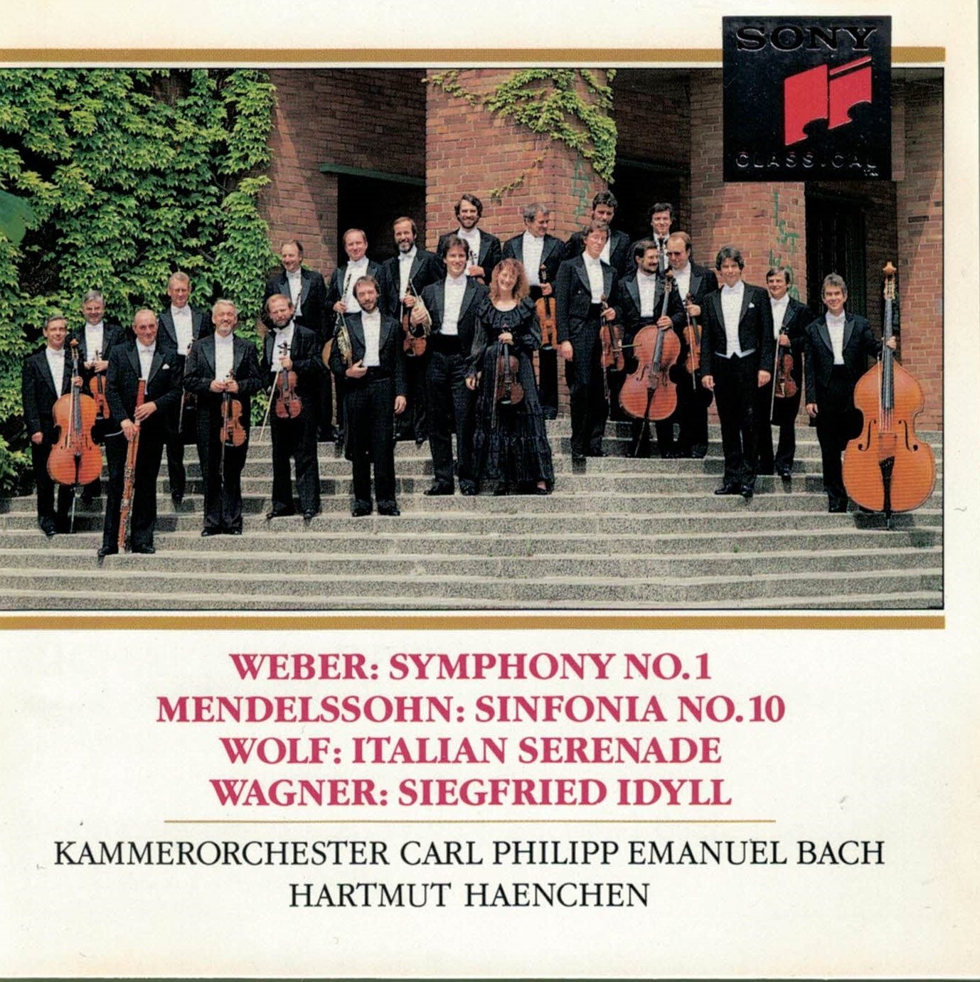 Mendelssohn - Weber: Symphony No. 1 / Mendelssohn: Sinfonia No. 10 / Wolf: Italian Serenade / Wagner: Siegfried Idyll (CD)