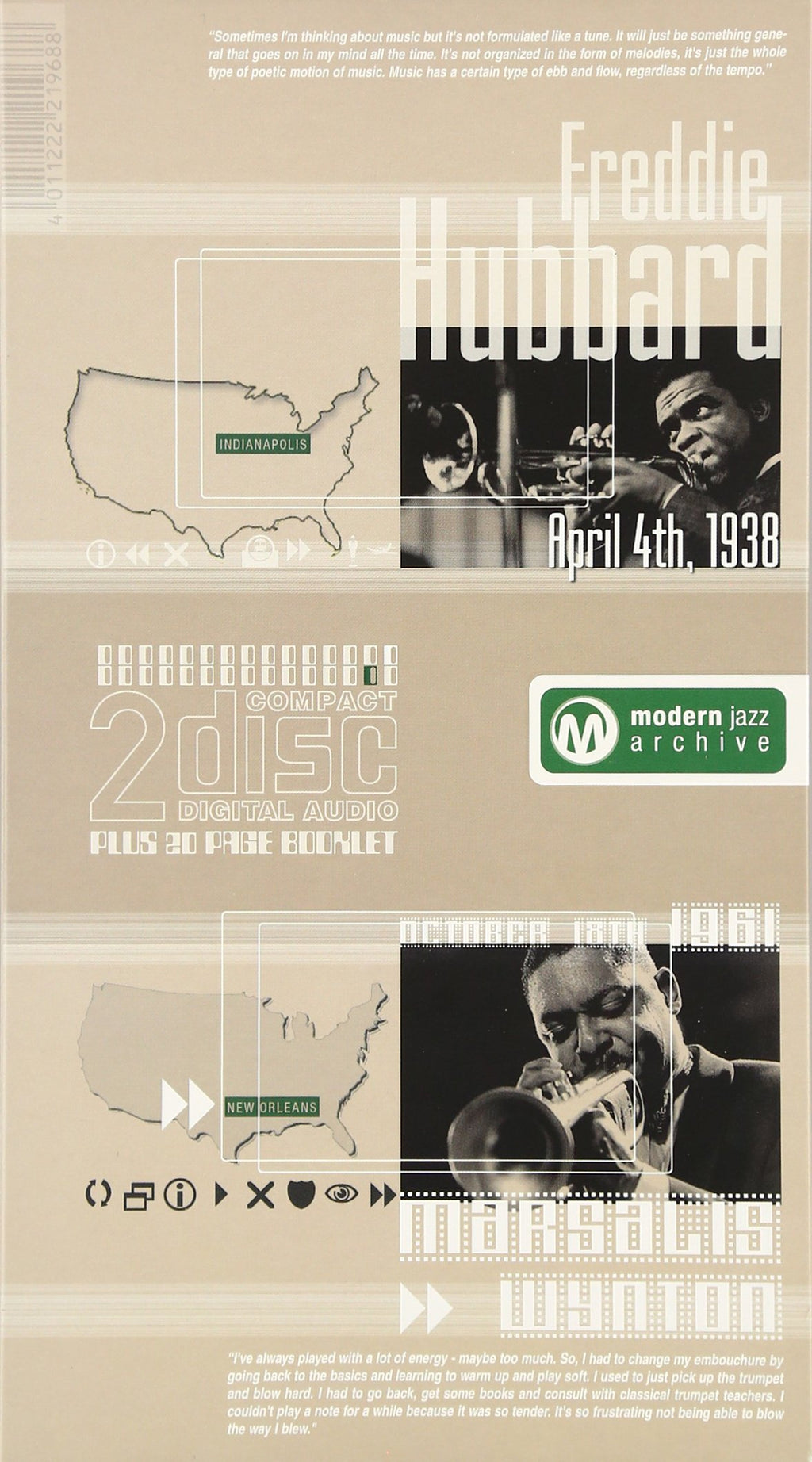 MODERN JAZZ ARCHIVE - FREDDIE HUBBARD / WYNTON MARSSALIS (CD)
