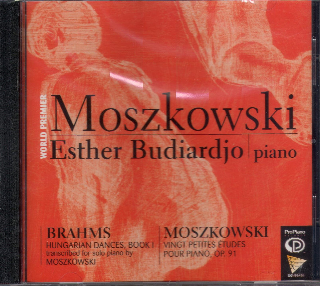 Moritz Moszkowski / Johannes Brahms / Esther Budiardjo - Moszkowski Vingt Petites Etudes Pour Piano, Op. 91 & Brahms Hungarian Dances, Book 1 (CD)