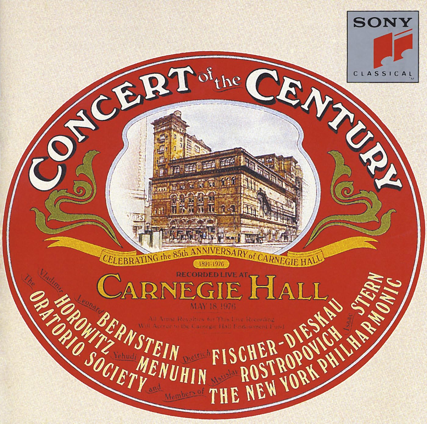 Leonard Bernstein - Concert of the Century: Celebrating the 85th Anniversary of Carnegie Hall (CD)