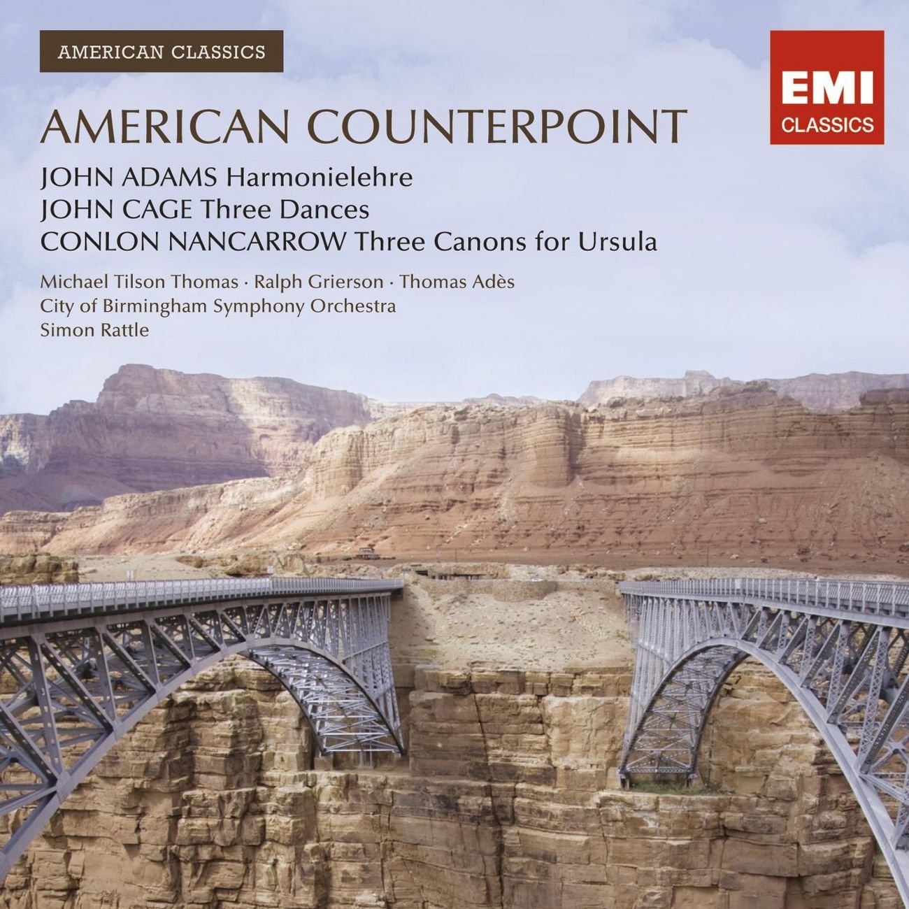 John Adams / John Cage / Conlon Nancarrow - American Counterpoint (CD)
