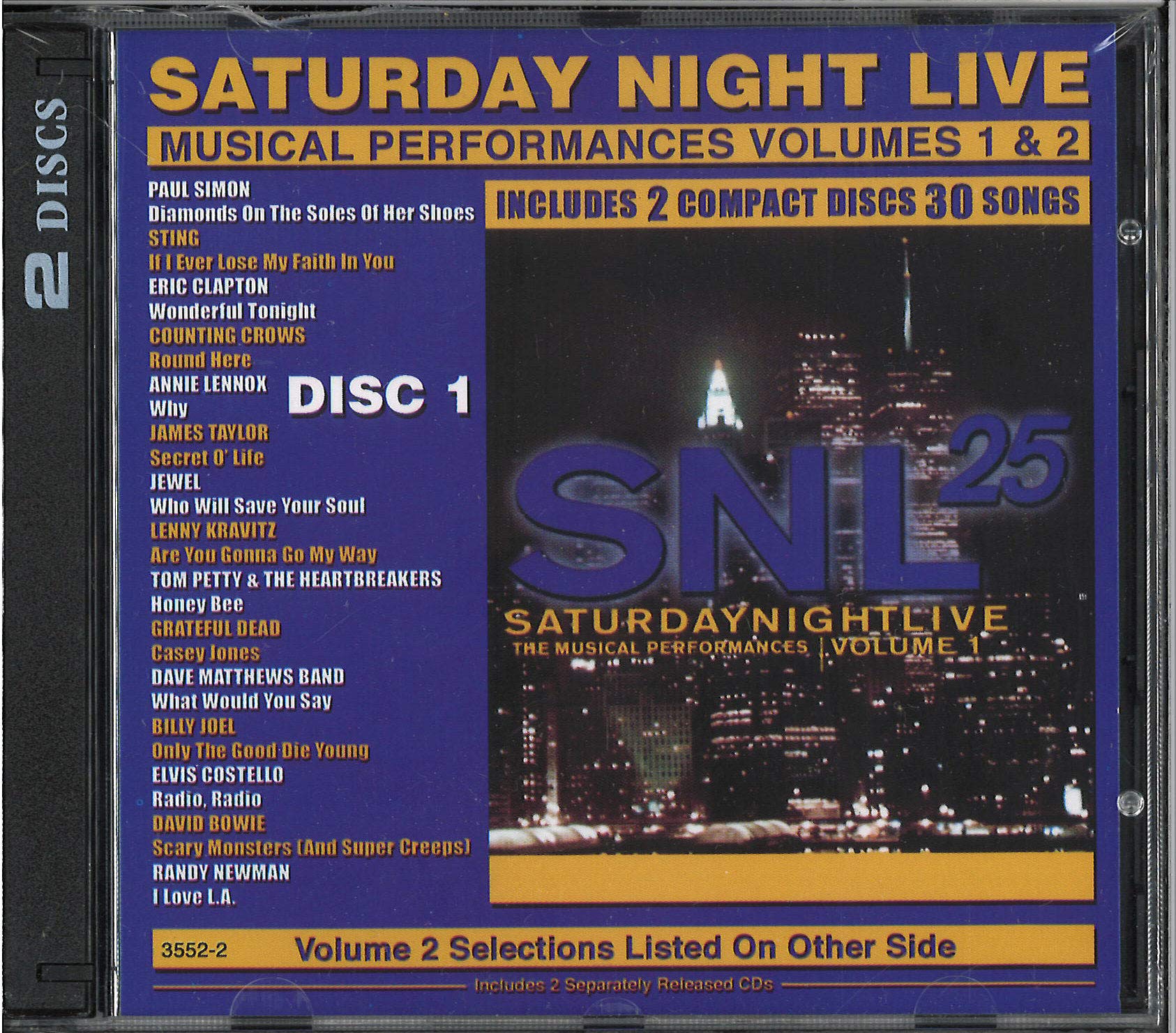 Saturday Night Live: The Musical Performances Volumes 1 & 2 (CD)