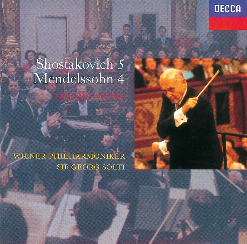 Shostakovich - Shostakovich: Symphony No. 5 / Mendelssohn: Symphony No. 4 ~ Solti (CD)