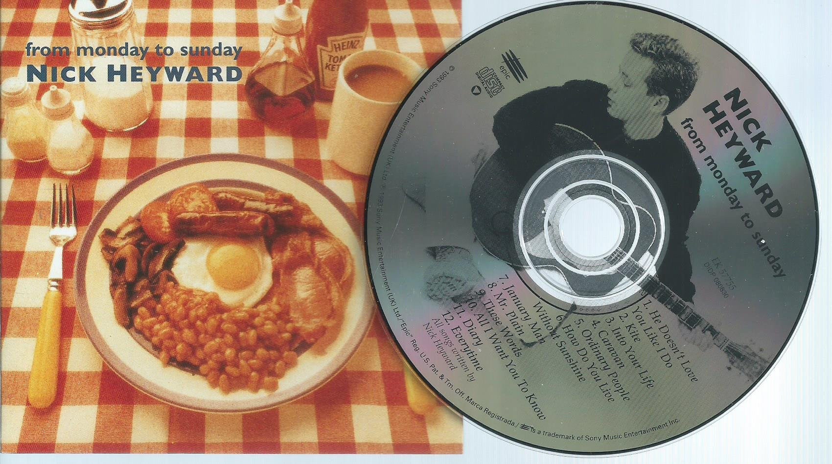 Nick Heyward - From Monday to Sunday (CD)