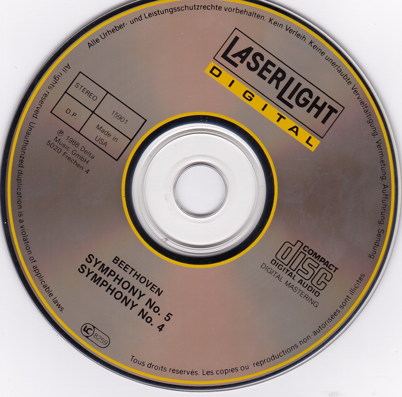 Beethoven - Beethoven: Symphonies Nos. 4 & 5 (CD)