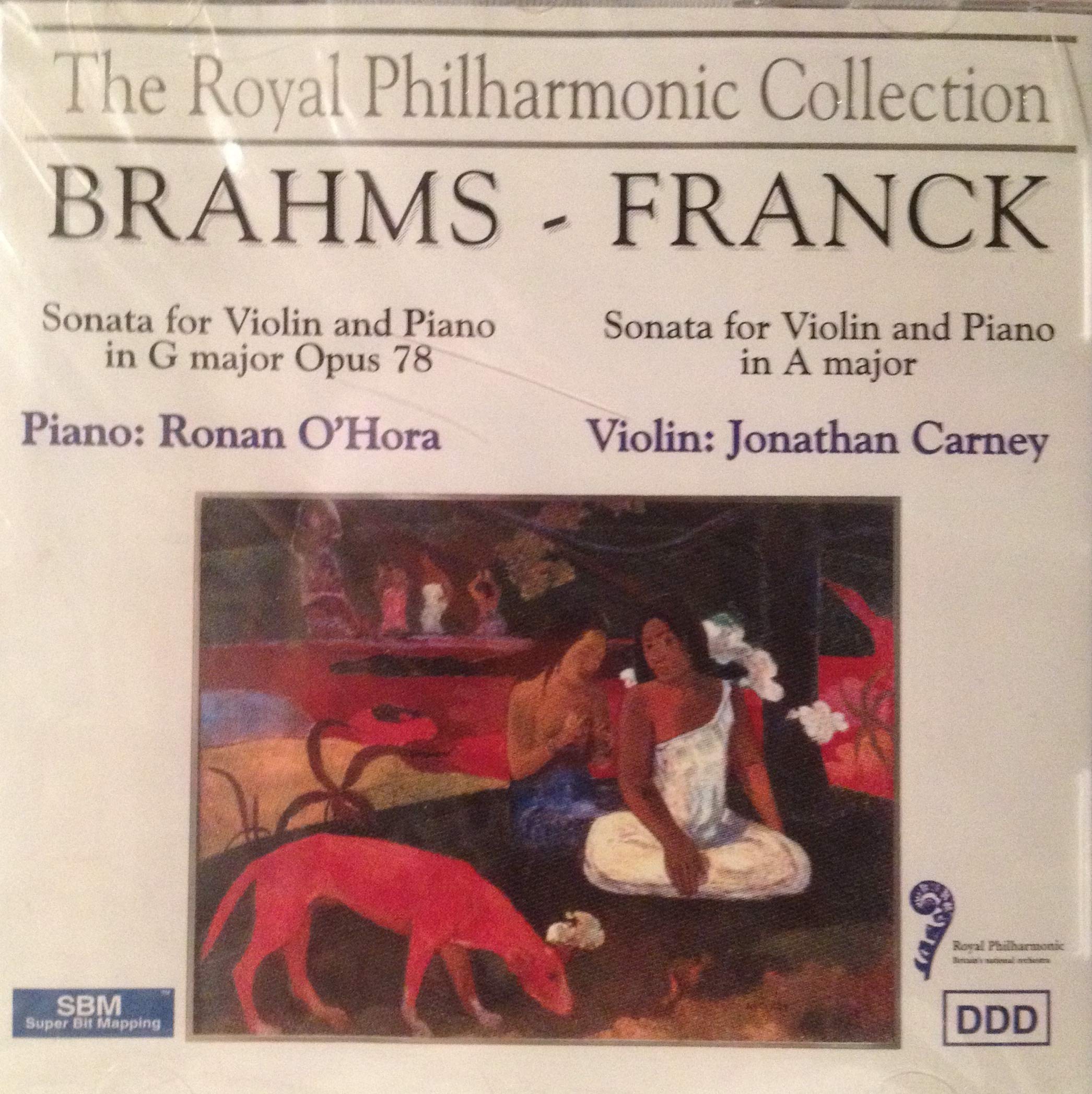 Violin Sonatas (Rpo, Jonathan Carney, Ronan O'hora) (CD)