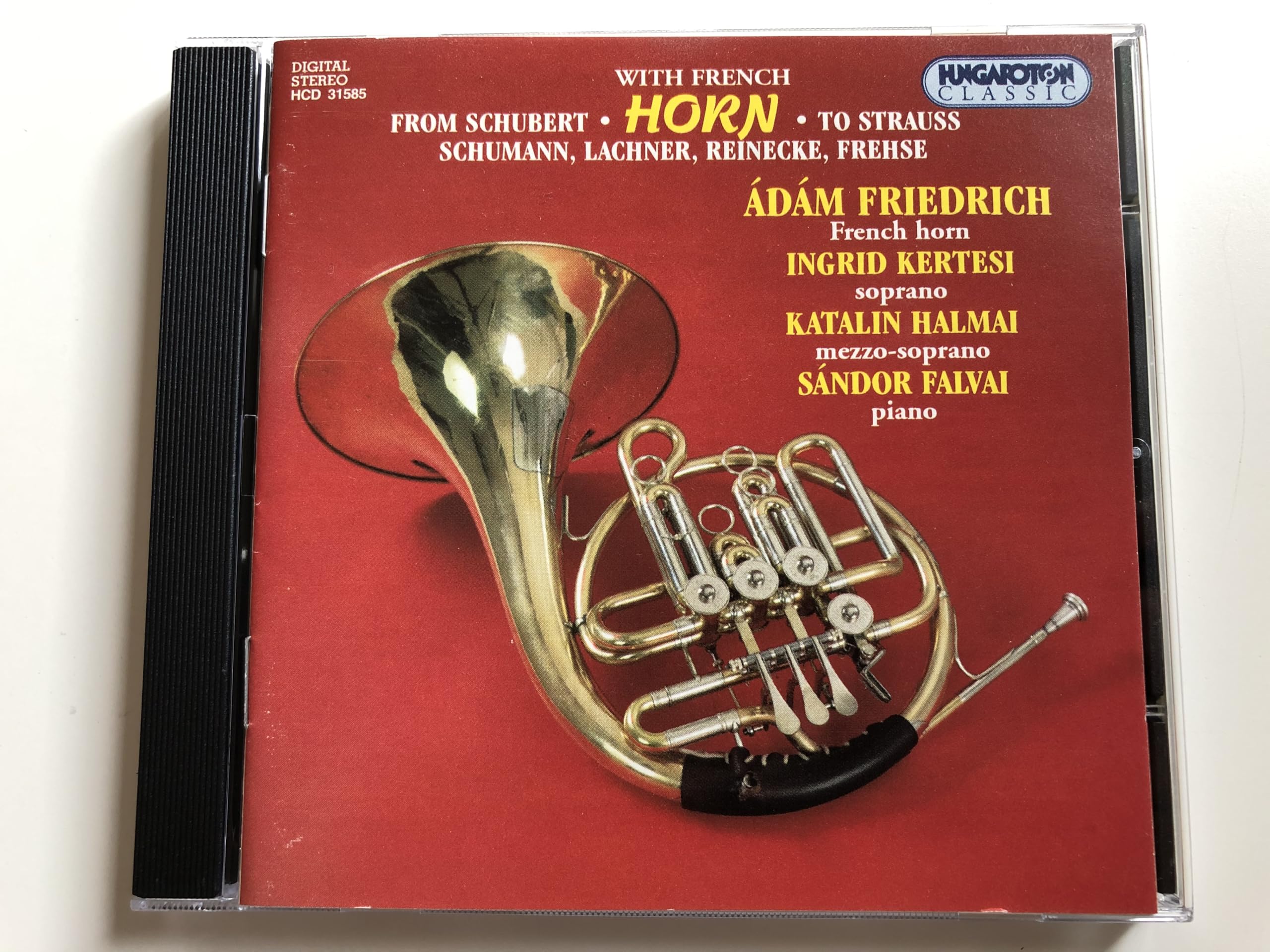 Adam Friedrich / Ingrid Kertesi / Katalin Halmai / Sandor Falvai - With French Horn from Schubert to Strauss (CD)