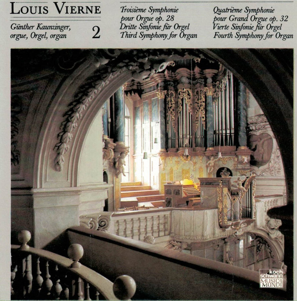 Louis Vierne / Gunther Kaunzinger - Vierne;Organ Symphonies V2 (CD)