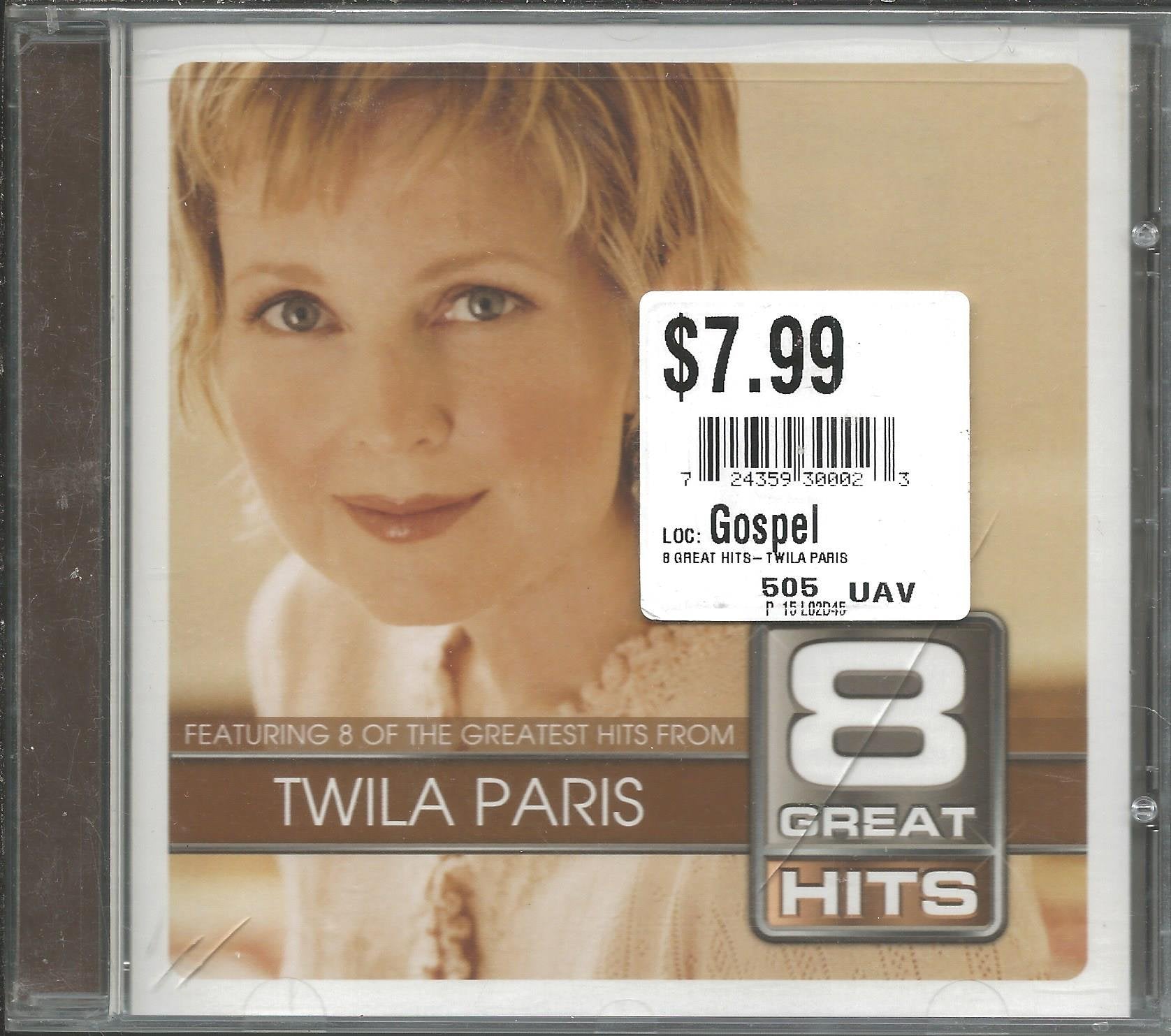 Twila Paris - 8 Great Hits (CD)