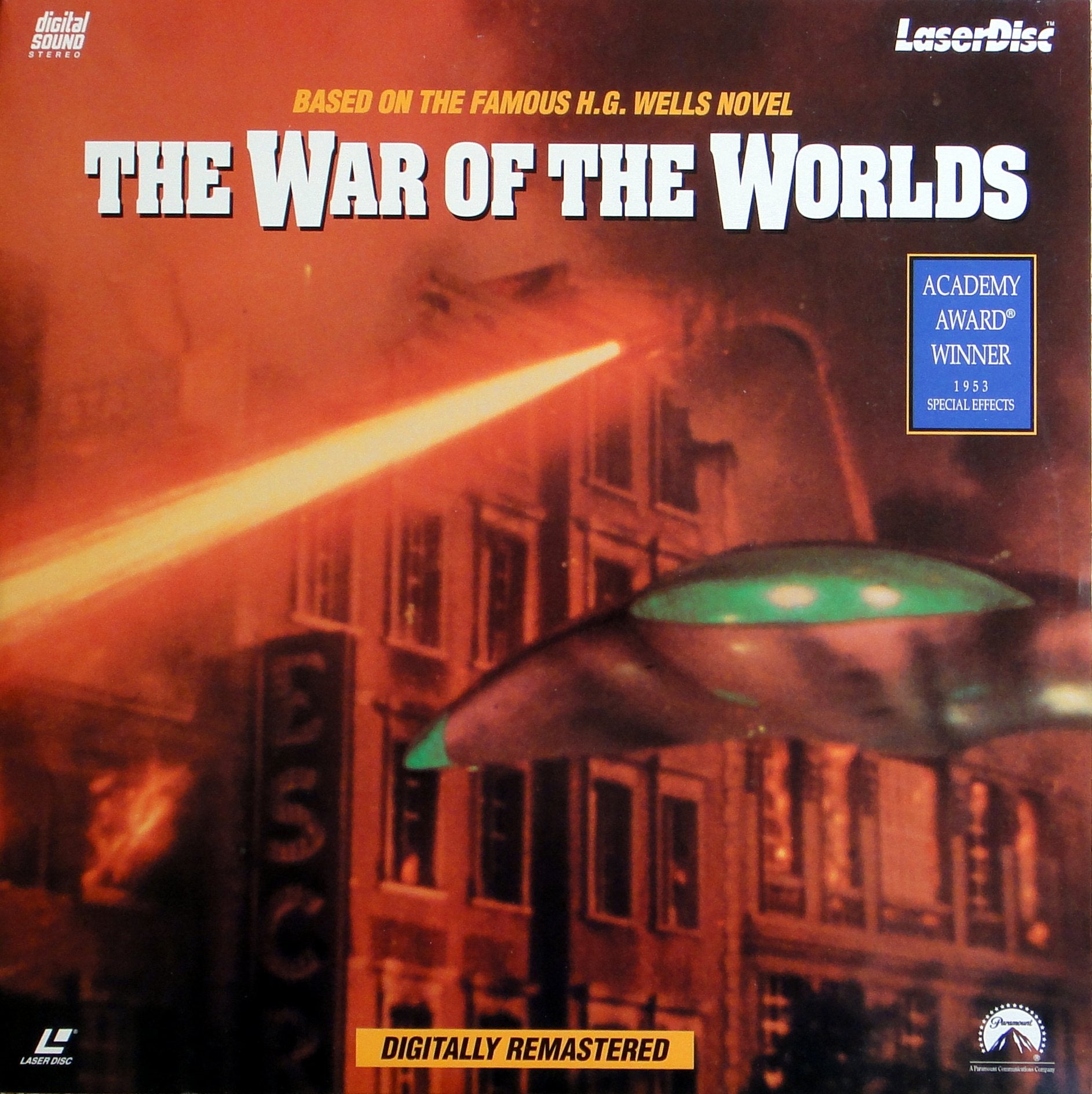 War of the Worlds [Laserdisc]