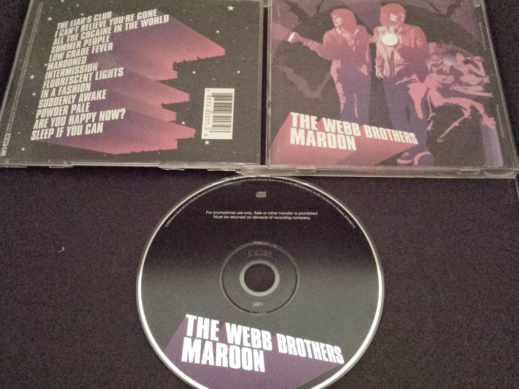 The Webb Brothers - Maroon (CD)