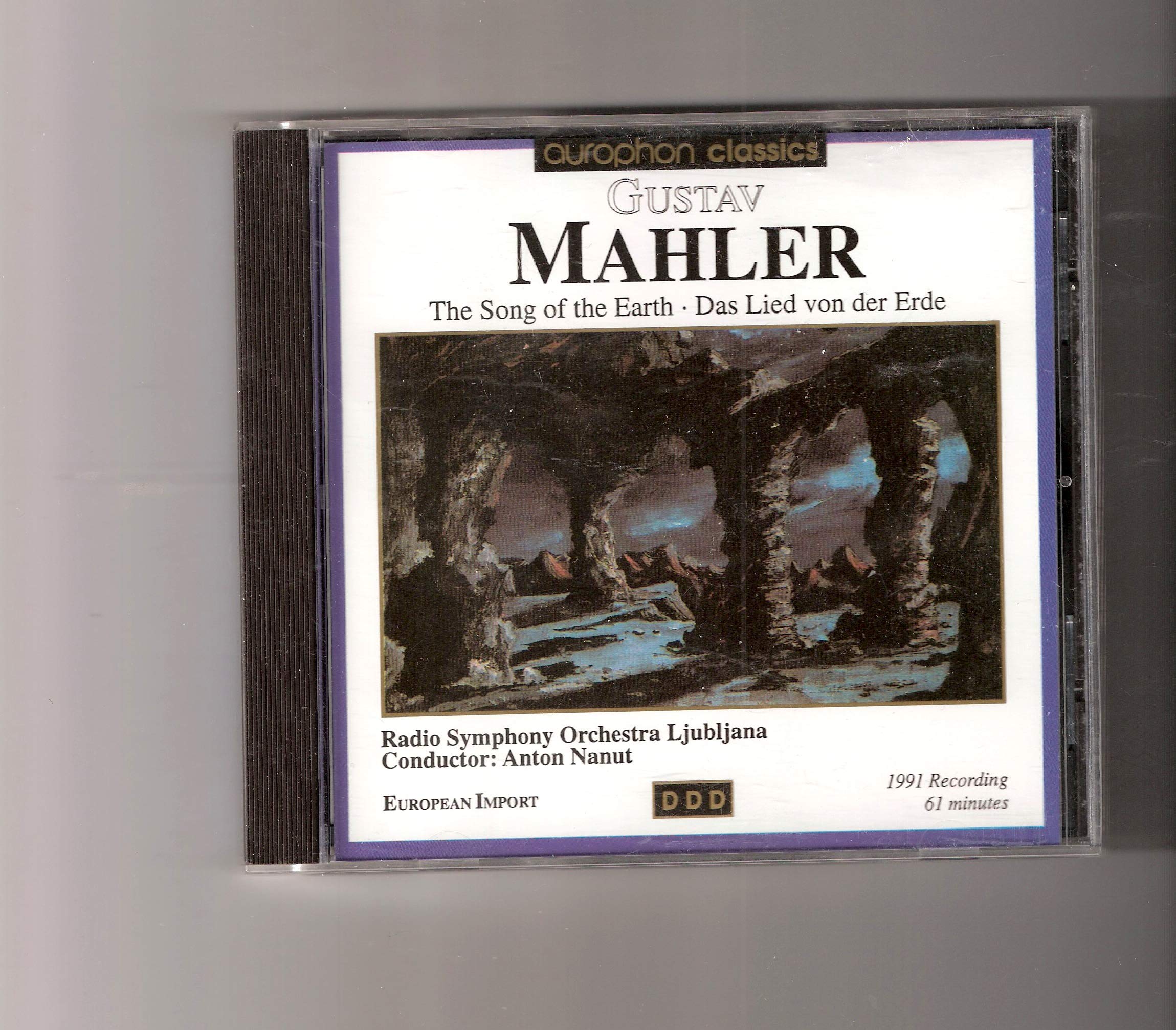 Gustav Mahler / Anton Nanut / Simfonicni Orkester RTV Ljubljana - Das Lied Von Der Erde (CD)