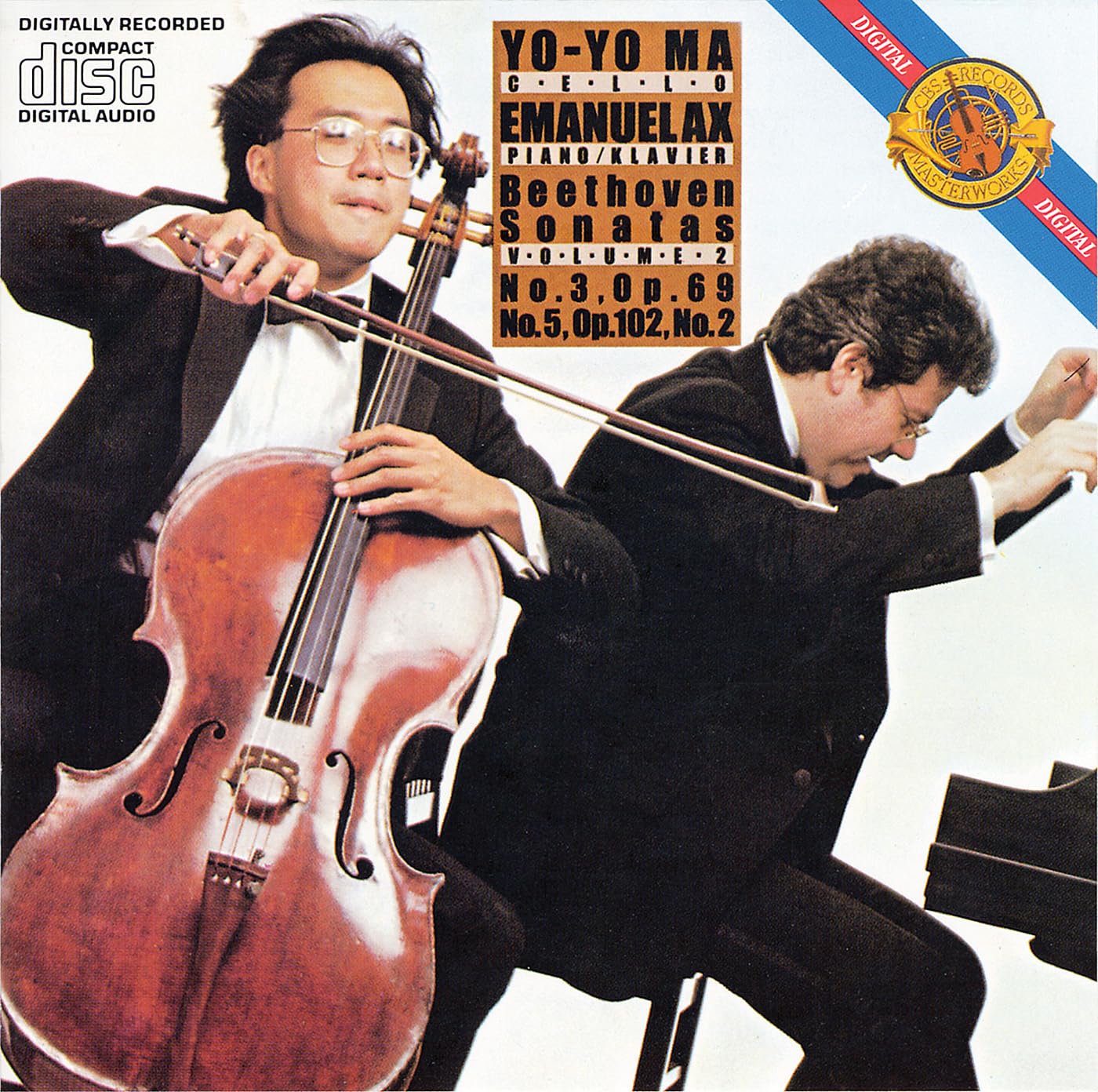 Yo-Yo Ma / Emanuel Ax / Ludwig Van Beethoven - Beethoven Sonatas for Cello & Piano Volume 2: No. 3, Op. 69 & No. 5, Op. 102, No. 2 (CD)