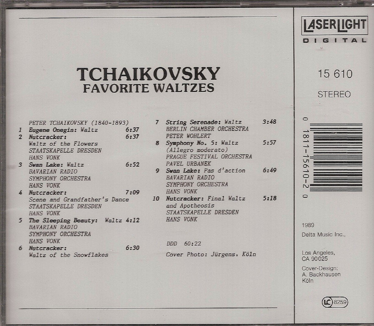 Tchaikovsky - Tchaikovsky: Favorite Waltzes (CD)