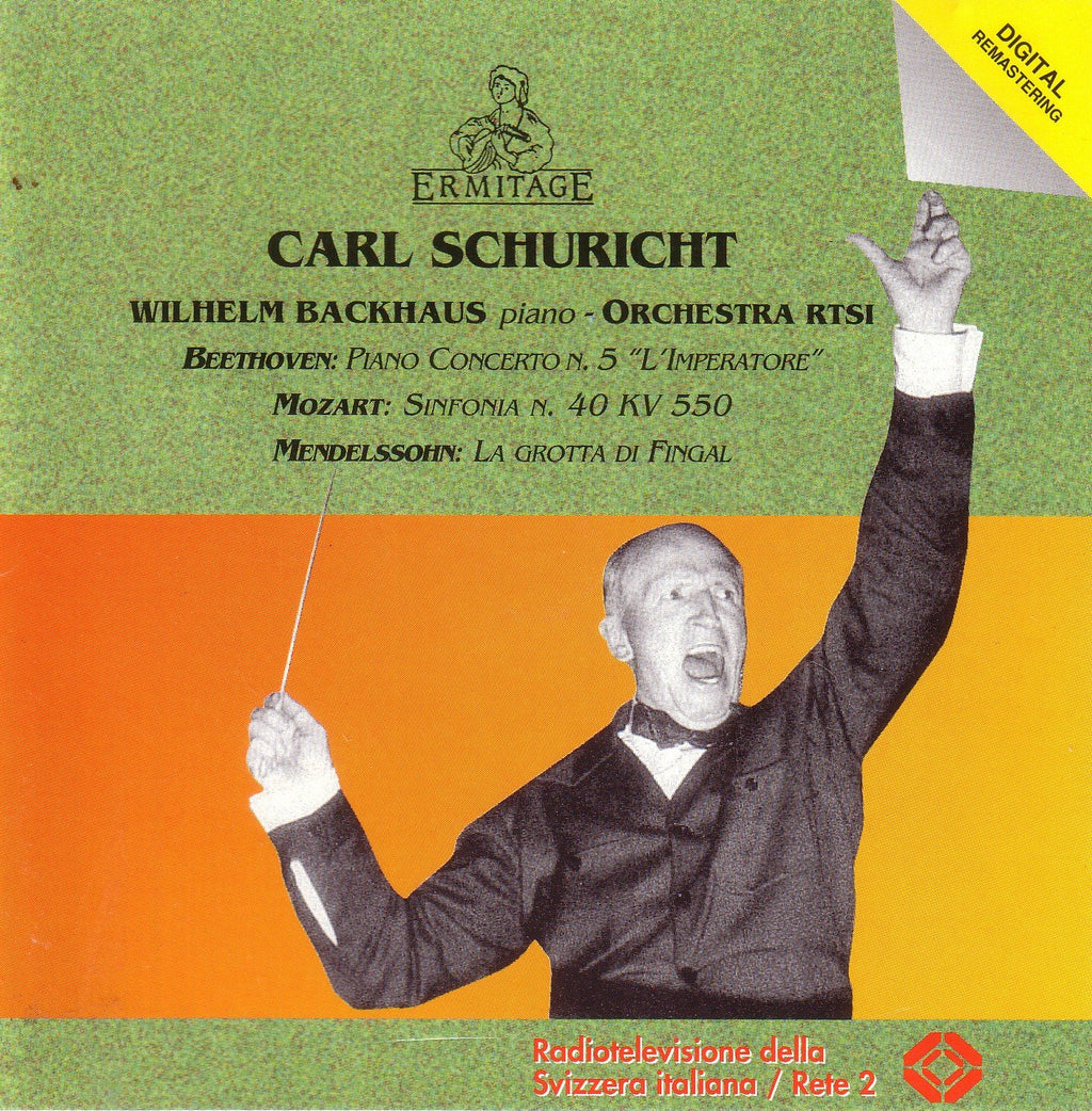 Carl Schuricht / Wilhelm Backhaus / Orchestra Della Radio Televisione Della Svizzera Italiana - Backhaus;Beethoven;Mozart [Import] [Audio CD] Schuricht, Carl (CD)